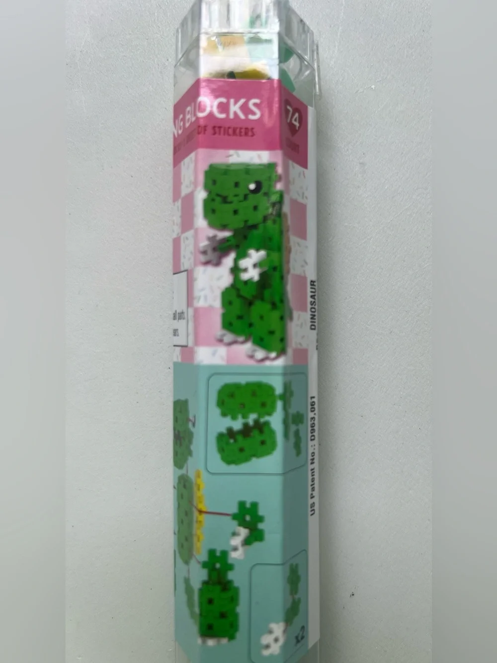 3-Sets Target Hashtag Building Blocks Multicolor Neon Colors
